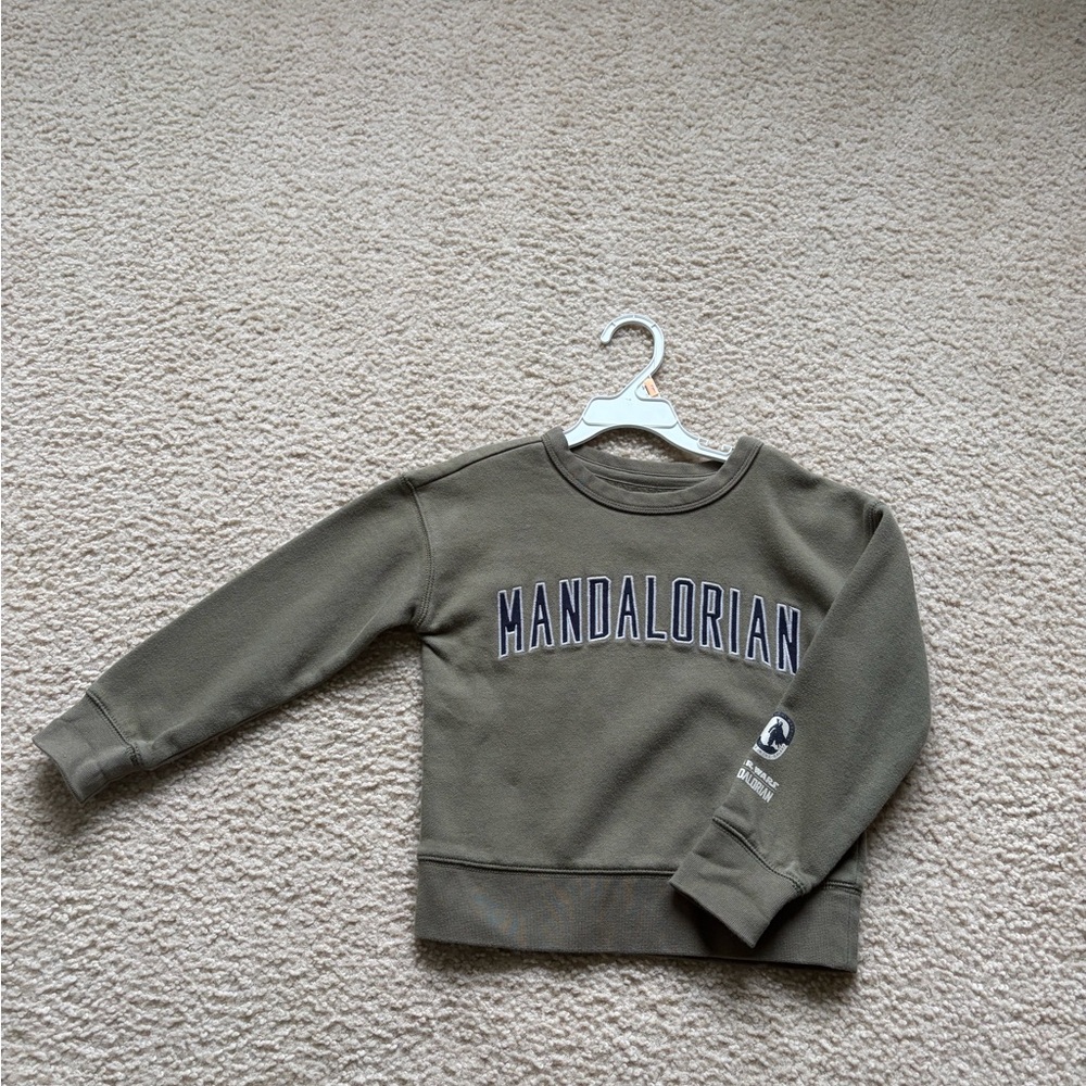 GAP Kids Mandalorian Sweatshirt - Olive
